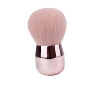 Cabilock Brocha para Polvos Sueltos y Base Rosa 1 Unidad Tamaño Mediano Fibra Sintética Suave para Maquillaje Facial Profesional Uso Diario Forma Seta y Mango Ergonómico Estilo Aleatorio