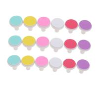 Cabilock Cabezales para Pulir Uñas Ñiño Eléctricos 18 Piezas 6 Cabezales Suaves Seguros para Cuidado de Recién Nacido Higiene y Mantenimiento de Uñas de Ñiño