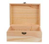 Cabilock Caja Caja de Almacenamiento de Aceite Esencial Puesto de Aceite Esencial para Mujeres de baño para Mujer Hermana de Ducha de Madera Beige
