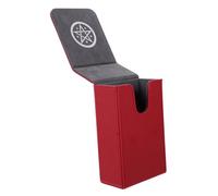 Cabilock Caja De Almacenamiento para Cartas De Tarot 5.31X3.07X1.92 Pulgadas Estuche Rectangular De PU con Tapa Sellada Resistente a La Humedad Y Golpes Organizador para Barajas Y Oráculos
