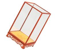 Cabilock Caja De Exhibición Multifuncional Vitrina para Buda Estante De Escritorio Transparente Coleccionista 12x12x21 Cm