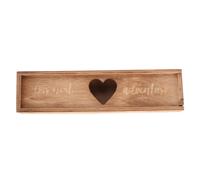 Cabilock Caja de Madera para Embarazo con Tapa Almacenamiento Versátil para Test de Embarazo y Recuerdos de Caja Decorativa y Regalo para Futuras Madres