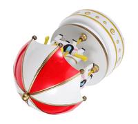 Cabilock Caja de Música Clásica de Madera con Cuerda Carrusel Giratorio Figuras de Decoración Musical de Escritorio para Niñas Princesas Fiestas Navideñas Decoración de Habitaciones