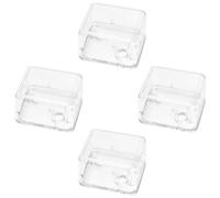 Cabilock Caja de Música Transparente de Acrílico DIY Mecanismo de Cuerda y Manivela Kit de 4 Piezas para Manualidades Infantiles y Decoración Educativa en Fiestas