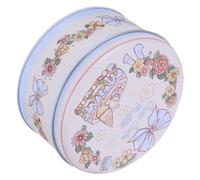 Cabilock Caja de Obsequio de Hojalata para Dulces y Galletas Diseño Colorido y Material Resistente Adecuado para Fiestas Navideñas y Embalaje Multifuncional