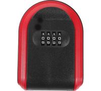 Cabilock Caja de Seguridad para Llaves Cerradura de Código Caja Pequeña de Pared Roja Resistente y Práctica para Exteriores Protección Segura para Llavero Oculto y Uso Doméstico