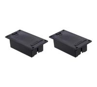 Cabilock Caja para Batería de Pastilla de Guitarra 9v Soporte Compacto para Estuche de Batería de Pastilla de Guitarra Paquete de 2 Unidades Compatible y Bajos Eléctricos