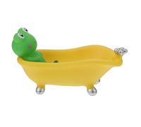 Cabilock Caja para Jabón con Diseño de Rana Soporte para Baño con Drenaje Caja Organizadora Reutilizable para Hogar y Hotel Accesorio Decorativo y Funcional