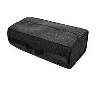 Cabilock Caja Plegable de Almacenamiento para Maletero de Coche Organizador Duradero de No Tejida con Asa y Cierre de Gancho de Espacio para Vehículo y Hogar Color Gris