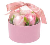 Cabilock Caja Regalo Jabón Floral Rosa Perfumado con Forma de Flores Aroma Romántico y Duradero Presente Delicado para Mujeres Adolescentes y Madres Cumpleaños San Valentín y Ocasiones