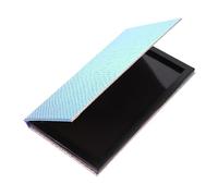 Cabilock Caja Vacía Magnética para Sombras de Ojos Patrón Escala de Pescado 18x10 Cm Bandeja de Cosméticos DIY Recargable para Maquillaje Portátil