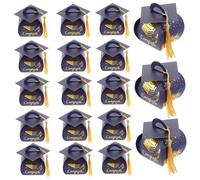 Cabilock Cajas De 50 Uds. Caja De Bombones Gorro De Doctor Delicada Caja De Dulces Favores De La Fiesta De Graduación Cajas De Embalaje Sobres Recepción Bolas De Adorno Para Pastel Nylon