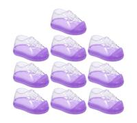Cabilock Cajas de Obsequio para Bodas y Shower Caja de Dulces Forma de Zapatito de Ñiño Morada Set de 10 Unidades para Fiestas Infantiles y Recuerdos