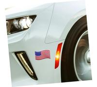Cabilock Calcomanía Bandera para Coche Adhesivo Decorativo para Parachoques Pegatina Exterior para Vehículos y Camiones Diseño US Flag Visibilidad y