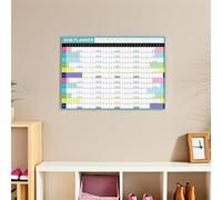 Cabilock Calendario de Pared Grande con Impresión Clara Planificador Mensual Minimalista para Familias y Escuelas Póster Anual para Organización de Tareas y Eventos