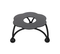 Cabilock Calentador de Sellos de Cera Triangular de Hierro Negro Horno de Fusión Artesanal Compacto para Manualidades y Fundidor de Cera para Sellos Estufa de Lacre Portátil para Uso