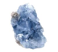 Cabilock Celestita Natural Bruto Cristal Único para Decoración y Muestras Creativas Piedra Mineral Decorativa para Hogar Oficina y Acuario Forma Aleatoria con Coloración Natural