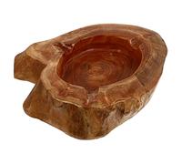 Cabilock Cenicero De Escritorio De Madera Creativo 18-23cm Ideal para Hogar Bar y Restaurante