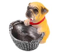 Cabilock Cenicero De Resina Hecho A Mano con Diseño De Perro, Creativo, De Dibujos Animados, Divertido, Cesta De Almacenamiento para Perro, Accesorio Decorativo Único De Mesa para