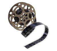 Cabilock Centro de Mesa Portátil de Hierro Dorado Tira de Película Vintage para Decoración en Estudios y Salas de Estar para Amantes del Cine