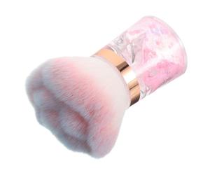 Cabilock Cepillo Polvo Manicura con Cerdas Suaves Diseño Floral Elegante para Uñas Acrílicas Herramienta Reusable para Eliminar Polvo y Mantener Espacio Limpio Uso Profesional y Viaje