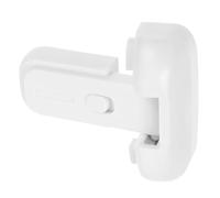 Cabilock Cerradura de Seguridad para Niña, de Plástico Instalación sin Herramientas Blanco, Pestillo de Refrigerador, para Puerta de Refrigerador y Congelador, Seguridad Infantil