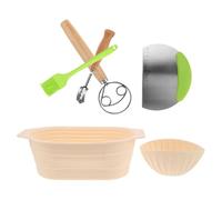 Cabilock Cesta Banneton Para Fermentación De Masa Madre Con Gran Capacidad Plegable Antiadherente Kit Para Hacer Pan Casero