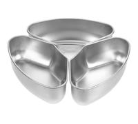 Cabilock Cesta Vaporera de Verduras de Acero Inoxidable 3 Piezas con Diseño en Forma de Abanico para Cocinar al Vapor y Fácil de Limpiar