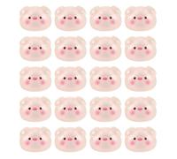 Cabilock Chinchetas Decorativas de Oficina Diseño de Cerdo Rosa, 30 Unidades, Tachuelas para Tableros de Corcho y Anuncios, Alfileres Creativos para Papeles y Notas, Accesorio Práctico