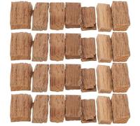 Cabilock Chips Naturales 1 Paquete De Trozos De Madera Tostadas Pesadas Parrilla De Barbacoa Piezas De Virutas De Madera para Suministros De Elaboración De Vino Marrón