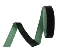 Cabilock Cinta para Envolver Regalos de Poliéster y Elegante Cortable de Obsequio de Terciopelo Verde Multifuncional y Embalaje de Cajas