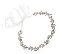 Cabilock Cinturón de Novia Dorado Hojas y Cristales, Accesorio para Vestidos de Boda, Cinturón de Satén Elegante para Ocasiones Formales y Fotos Memorables