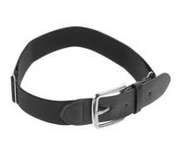 Cabilock Cinturón Elástico de Béisbol Unisex Ajustable Piel Sintética Negra Anillo Metálico Resistente para Deportes al Aire Libre y Uso Casual Cinturón de Softbol para Jóvenes y