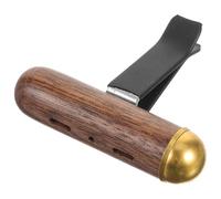 Cabilock Clip Ambientador Coche Madera de Nogal Negro Diseño Elegante y Compacto para Aire Acondicionado Difusor Aromaterapia para Coche Oficina y Dormitorio Expansión de Fragancia Natural