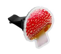 Cabilock Clip Ambientador para Coche Forma de Seta Accesorio Vent Clip Acrílico para Decoración y Neutralizador de Olores Diseño Divertido y Duradero para Aire Acondicionado de Vehículo