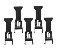 Cabilock Clip para Cajón de 5 Piezas Negro, Organizador de Billetes y Divisas, Material Resistente, Compatible Cajones de Caja Registradora para Oficina y Comercio