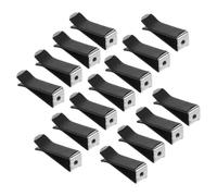 Cabilock Clip para Ventilación de Coche en Forma de Arco Negro de Ferromanganeso 30 Piezas para Ambientador y Aroma en Aire Acondicionado del Automóvil