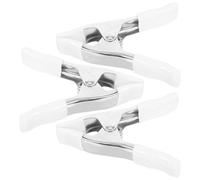 Cabilock Clips de Plástico de Resorte para Soporte de Fondo 3 Unidades Protección PVC Accesorios para Fotografía y Trabajos de Carpintería Color Aleatorio