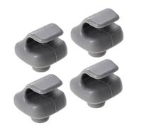 Cabilock Clips para Parasol de Visera de Coche 4 Unidades, Soporte de Clip Gris Y28, Plástico Resistente, Compatible con Visera Solar de Automóvil, Accesorios para Parasol Antideslumbrante