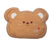 Cabilock Cojín de Peluche de Dibujos Animados Forma de Oso Almohada Decorativa para Sofá y Infantiles para Rincón de Lectura y Decoración de Salón