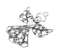 Cabilock Colgante de Ángel de Aleación de Zinc Accesorio de Joyería para Diy Adorno Colgante para de Coche y Llaveros Decoración Resistente y Duradera