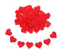 Cabilock Confeti para Mesa de Boda 5 Juegos 500 Piezas de Confeti Rojo Forma de Corazón de 35 CM Decoración Romántica para San Valentín Fiesta y Aniversario Adornos Festivos para
