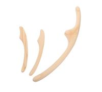 Cabilock Conjunto de 3 Varillas de Madera para Masaje Corporal y Facial, Herramienta para Esculpir el Cuello y Relajación según Principios de Medicina Tradicional China