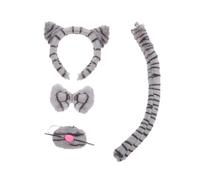 Cabilock Conjunto De Accesorios De Gato Para Carnaval Diadema De Leopardo Incluida
