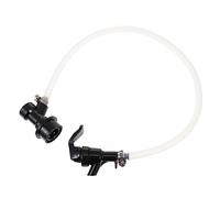 Cabilock Conjunto de Línea de Cerveza con Bloqueo de Bola Manguera Flexible Transparente de Abrazaderas de Inoxidable Desconexión Rápida para Barriles Ball Lock para Eventos y Dispensado