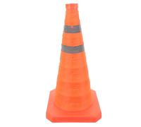 Cabilock Cono de Tráfico Plegable Naranja Multiusos Base Estable para Seguridad Vial Señalización Estacionamientos y Construcción Visibilidad Alta Diseño Compacto