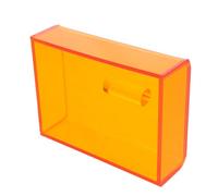 Cabilock Contenedor Pequeño para Medicamentos con Protección contra Rayos UV y Cierre Rápido, Caja de Plástico Marrón con Compartimentos Múltiples para Viaje y Uso Diario