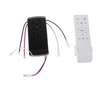 Cabilock Controlador de Velocidad Variable Control Inalámbrico con Motor de Corriente Continua Plástico y Espaciado de Orificios de 2 Mm para Ventilador de Techo para Uso en Hogar