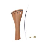 Cabilock Cordal de Violín 3/4 y 4/4 de Madera de Zumaque con Afinador Fino y Cuerda Trasera, Accesorio Profesional para Mantenimiento y Reemplazo, Tablero de Cuerdas para Violín Uso
