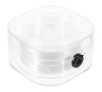 Cabilock Cordón Elástico para Abalorios 1 MM Blanco 55 M Hilo Elástico para Pulseras Cuerda Flexible para Hacer Joyas Suministros de Bisutería DIY Manualidades